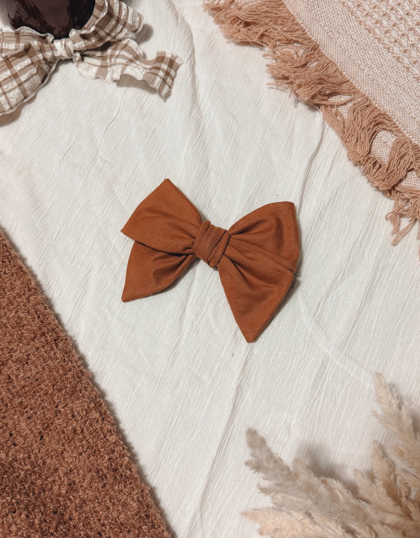 Caramel Dog Bow