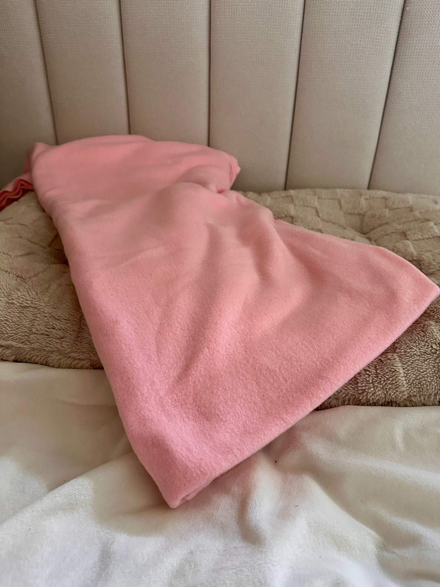 Pink Polar Fleece Pet Blanket