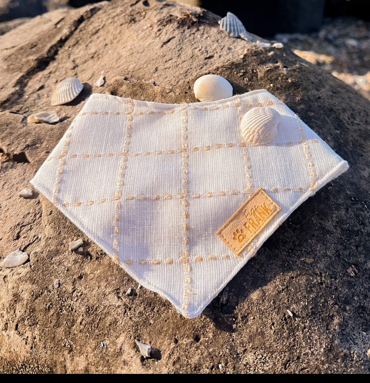Seashells Dog Bandana