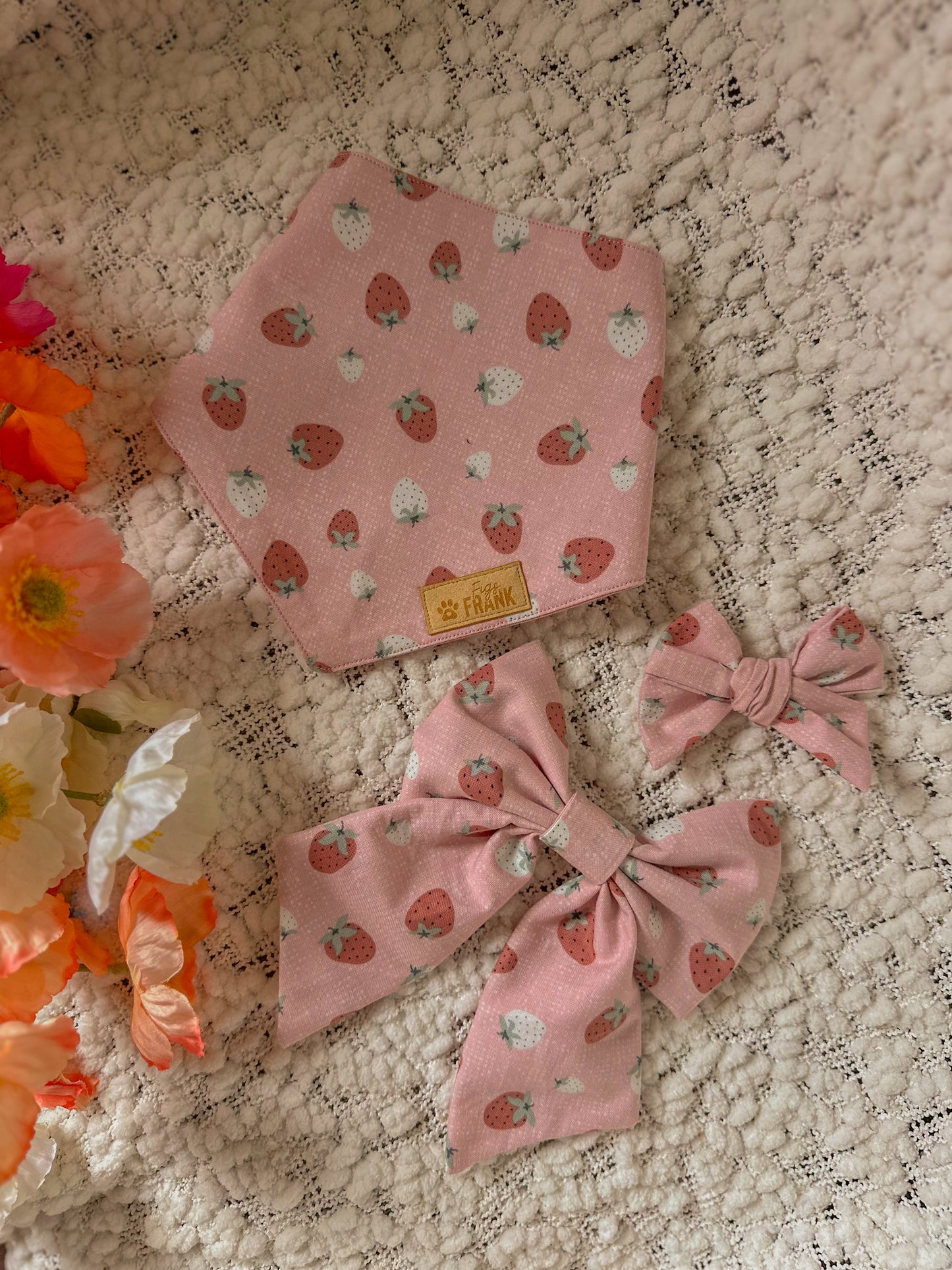 Pawberry Shortcake Dog Bandana