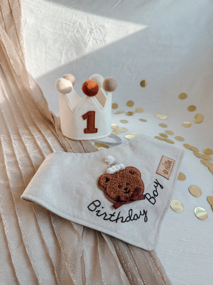 Cream & Neutral Birthday Crown