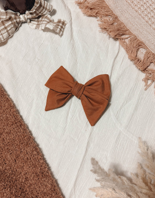 Caramel Dog Bow