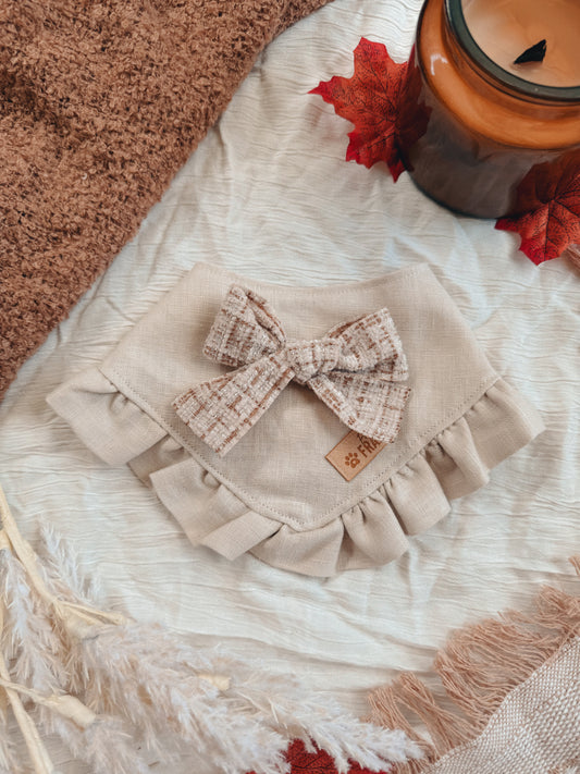 Fawn Dog Bow Bandana