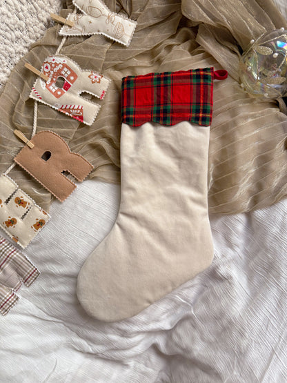 Velvet Christmas Stocking