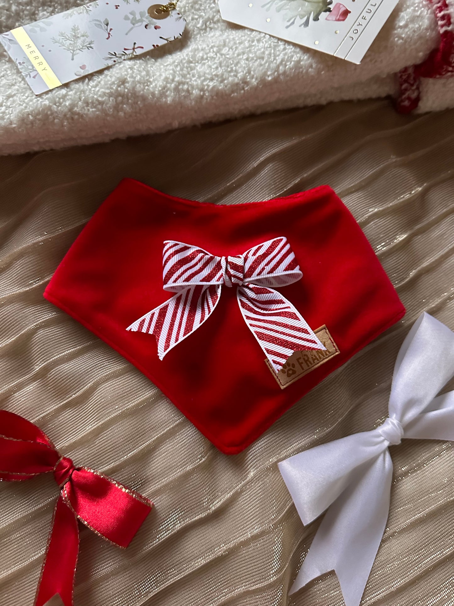 Peppermint Pups Dog Bandana