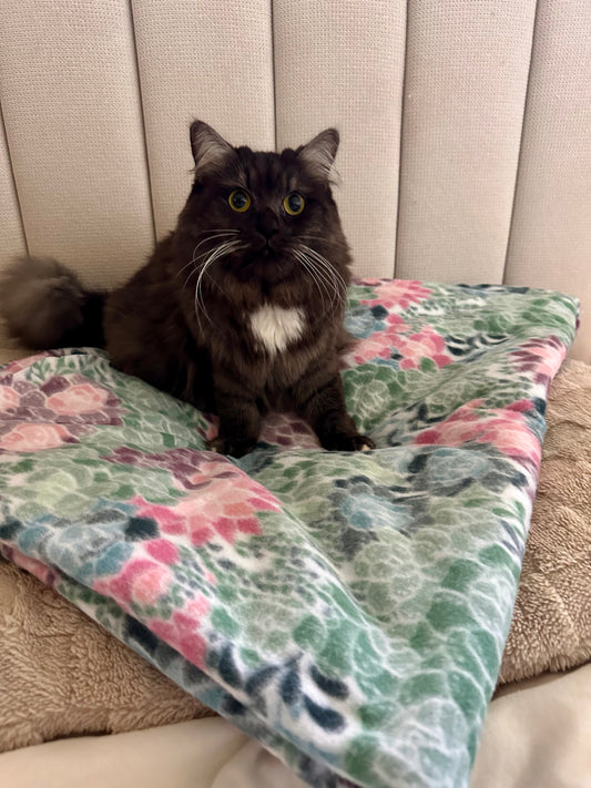 Garden Polar Fleece Pet Blanket