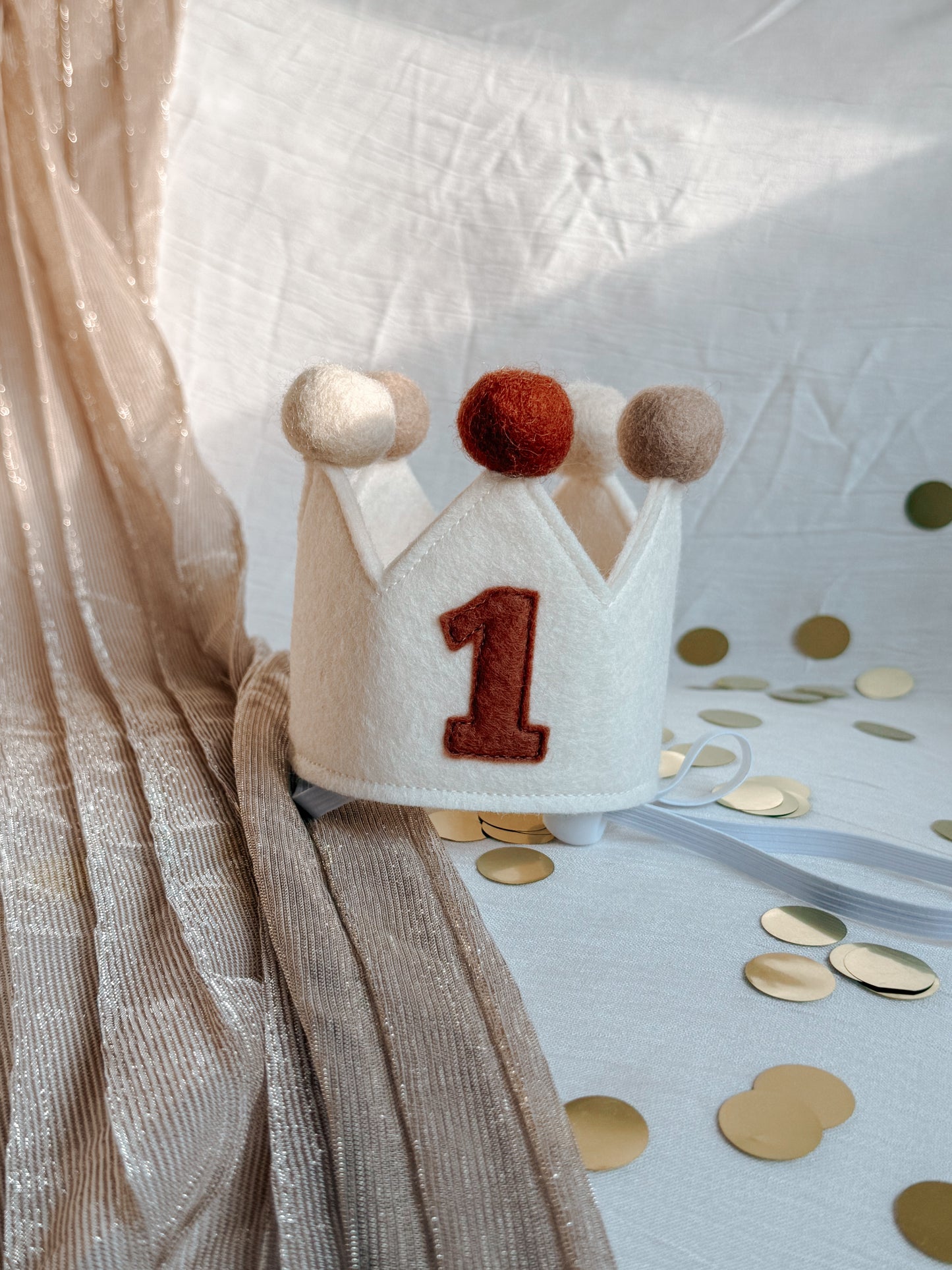 Cream & Neutral Birthday Crown