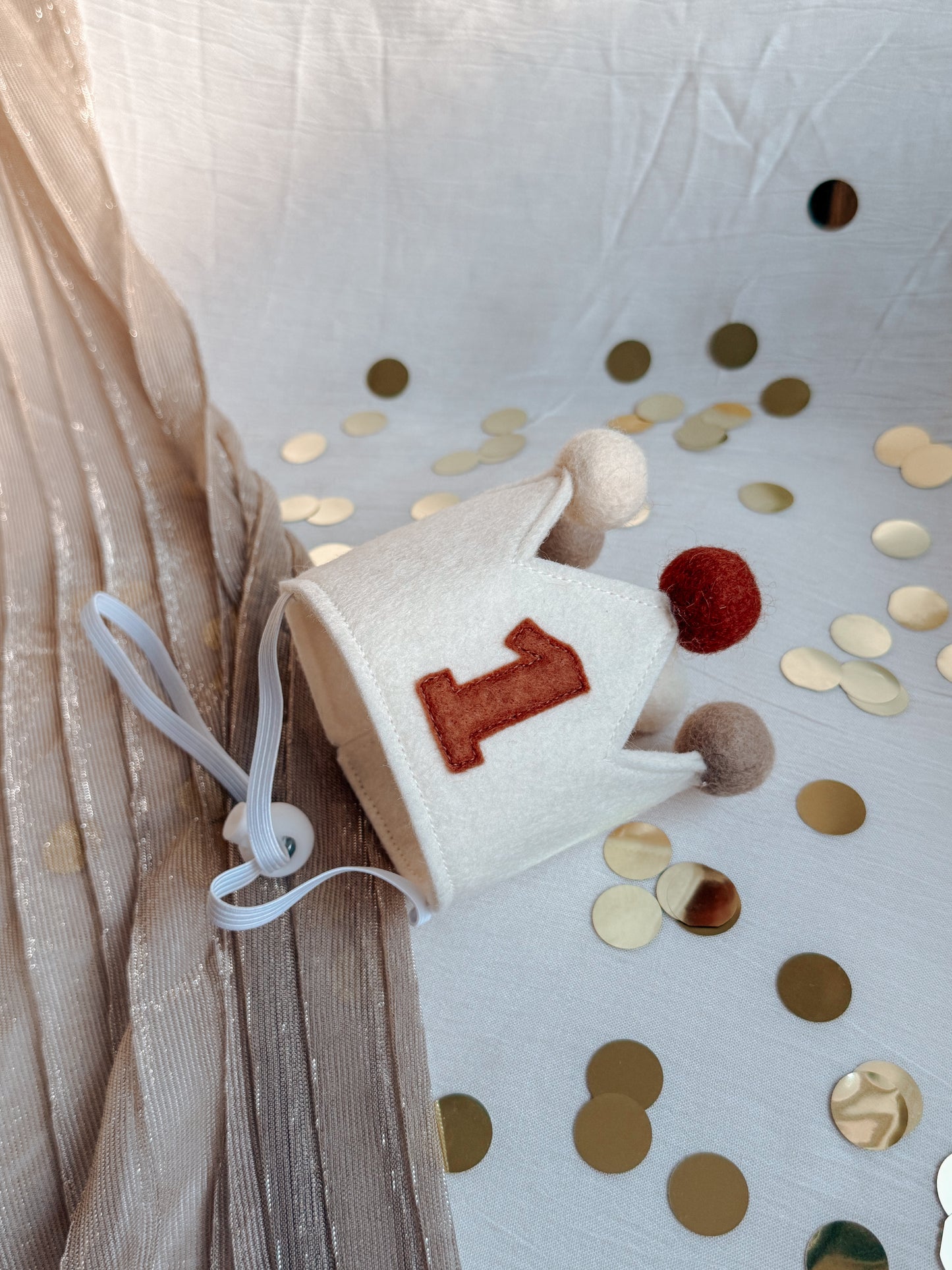 Cream & Neutral Birthday Crown