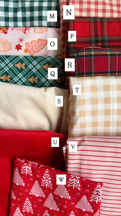 Personalized Fabric Christmas Banner